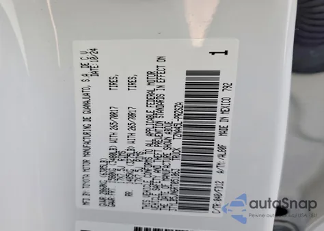 2024 Toyota Tacoma Double Cab from USA, damaged, VIN 3TYLB5JN6RT051063